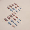 12 Sizes-24 Pcs Press On Nails Z766