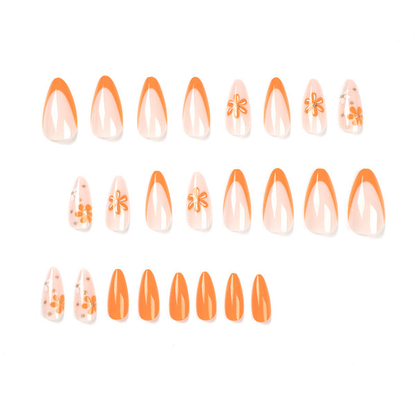 12 Sizes-24 Pcs Press On Nails JP1687