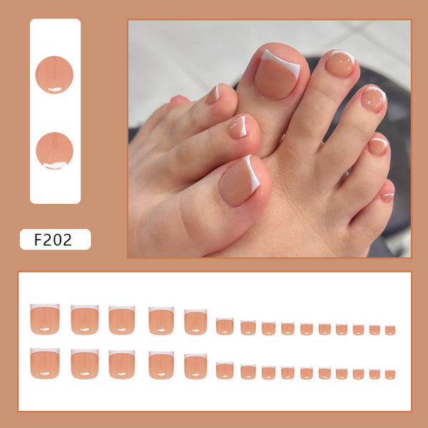 30 Pcs Press On Nails F202