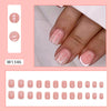 12 Sizes-24 Pcs Press On Nails W1346