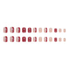 12 Sizes-24 Pcs Press On Nails W972