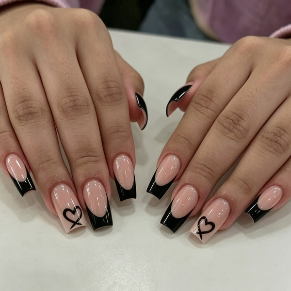 12 Sizes-24 Pcs Press On Nails AW485