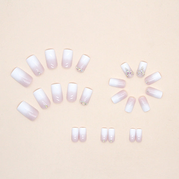 12 Sizes-24 Pcs Press On Nails Z629