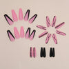 12 Sizes-24 Pcs Press On Nails W1299