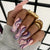 12 Sizes-24 Pcs Press On Nails W067