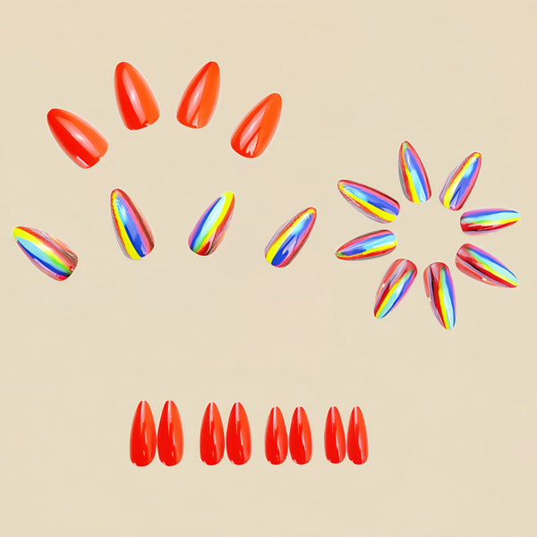 12 Sizes-24 Pcs Press On Nails Y984