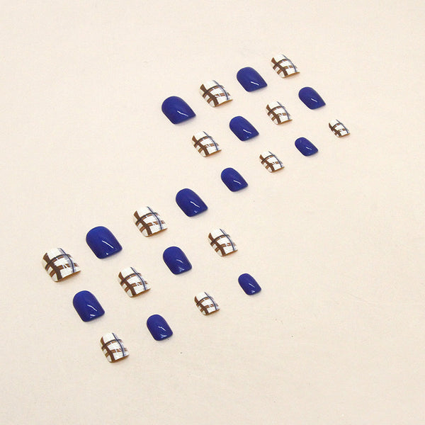 12 Sizes-24 Pcs Press On Nails R718