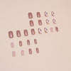 12 Sizes-24 Pcs Press On Nails W1516