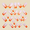 12 Sizes-24 Pcs Press On Nails Y1412
