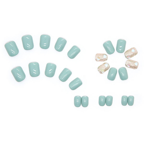 12 Sizes-24 Pcs Press On Nails Z348
