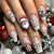 12 Sizes-24 Pcs Press On Nails Y1208