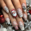 12 Sizes-24 Pcs Press On Nails Y1208