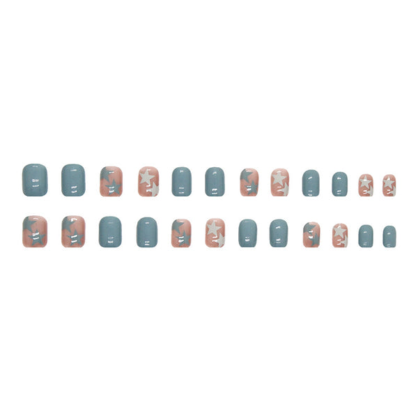 12 Sizes-24 Pcs Press On Nails R745