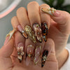 12 Sizes-24 Pcs Press On Nails 1XC1-13117