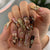 12 Sizes-24 Pcs Press On Nails 1XC1-13117
