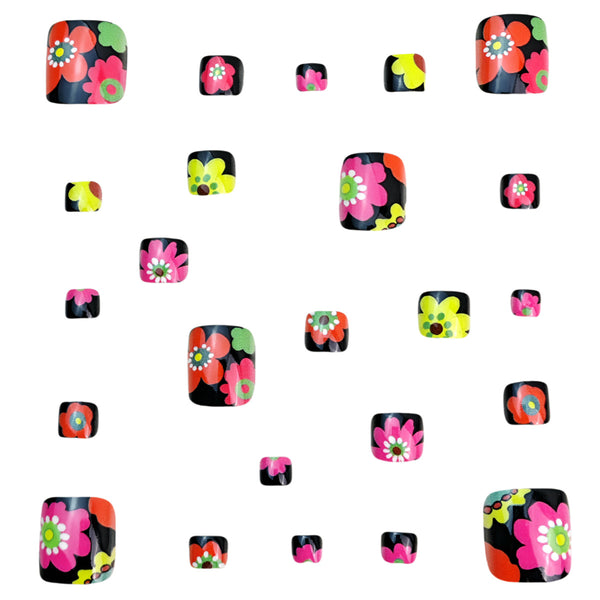 12 Sizes-24 Pcs Press On Nails Y1099