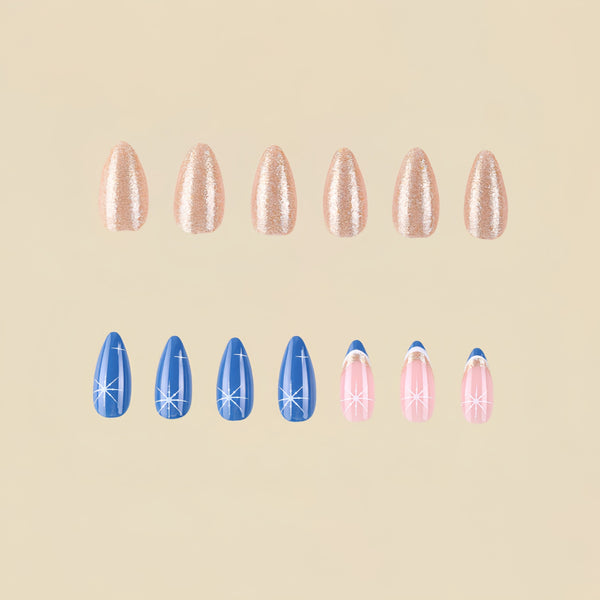 12 Sizes-24 Pcs Press On Nails Y276