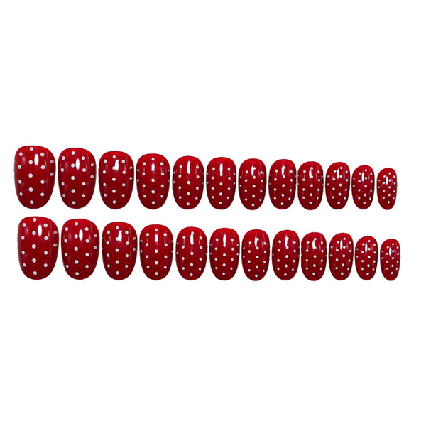 12 Sizes-24 Pcs Press On Nails Y1601