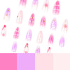 12 Sizes-24 Pcs Press On Nails JP3854