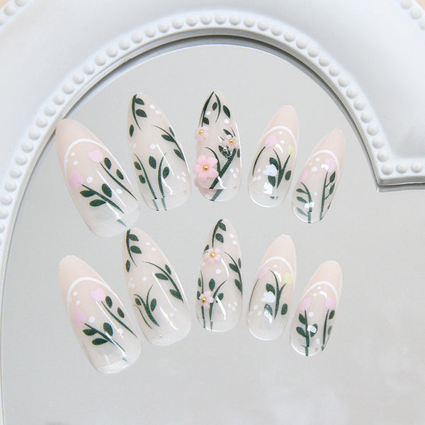 12 Sizes-24 Pcs Press On Nails Z1084