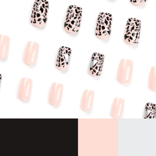 12 Sizes-24 Pcs Press On Nails JP2810