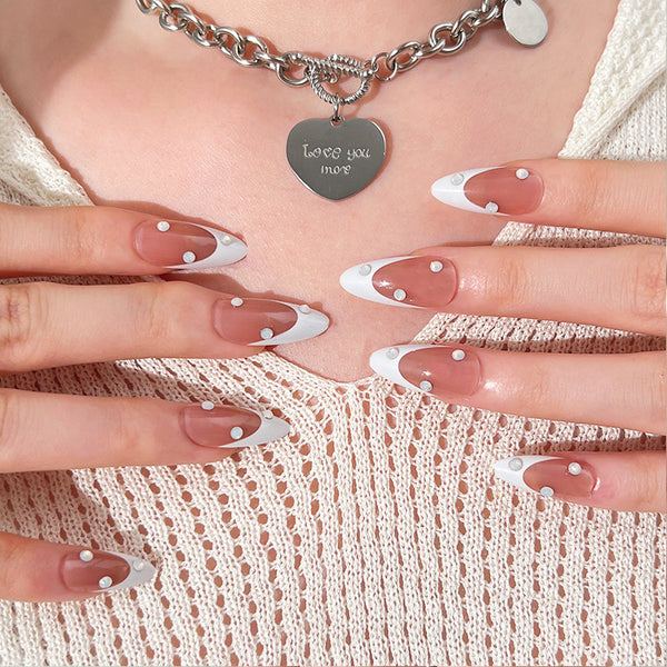 12 Sizes-24 Pcs Press On Nails JP1565