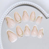 12 Sizes-24 Pcs Press On Nails W2001