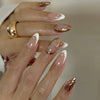 12 Sizes-24 Pcs Press On Nails BZ1417