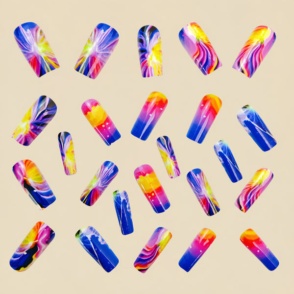 12 Sizes-24 Pcs Press On Nails Y581