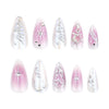 12 Sizes-24 Pcs Press On Nails JP3690