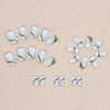 12 Sizes-24 Pcs Press On Nails W707
