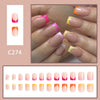 12 Sizes-24 PcsPress On Nails C274