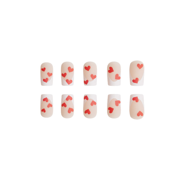 12 Sizes-24 Pcs Press On Nails C248
