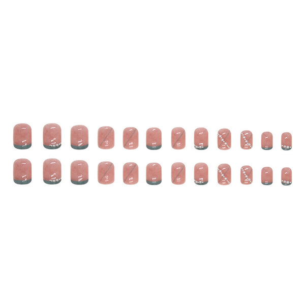 12 Sizes-24 Pcs Press On Nails Z762