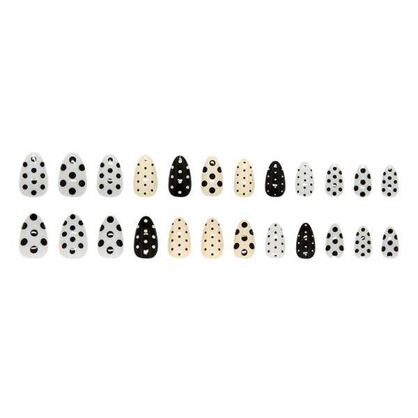 12 Sizes-24 Pcs Press On Nails W2131