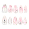12 Sizes-24 Pcs Press On Nails JP3891