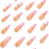12 Sizes-24 Pcs Press On Nails JP1736