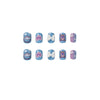 12 Sizes-24 Pcs Press On Nails JP1376
