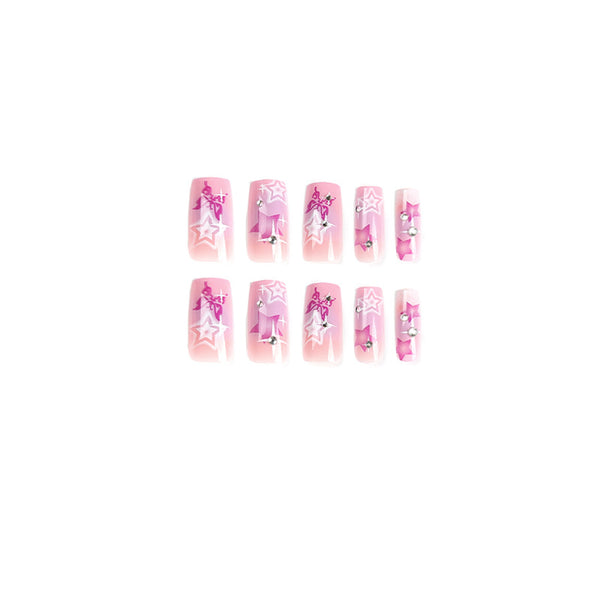 12 Sizes-24 Pcs Press On Nails JP2481