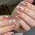 12 Sizes-24 Pcs Press On Nails JP4391