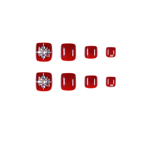 12 Sizes-24 Pcs Press On Nails JP1057