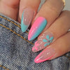 12 Sizes-24 Pcs Press On Nails W601