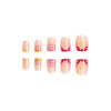 12 Sizes-24 Pcs Press On Nails C313