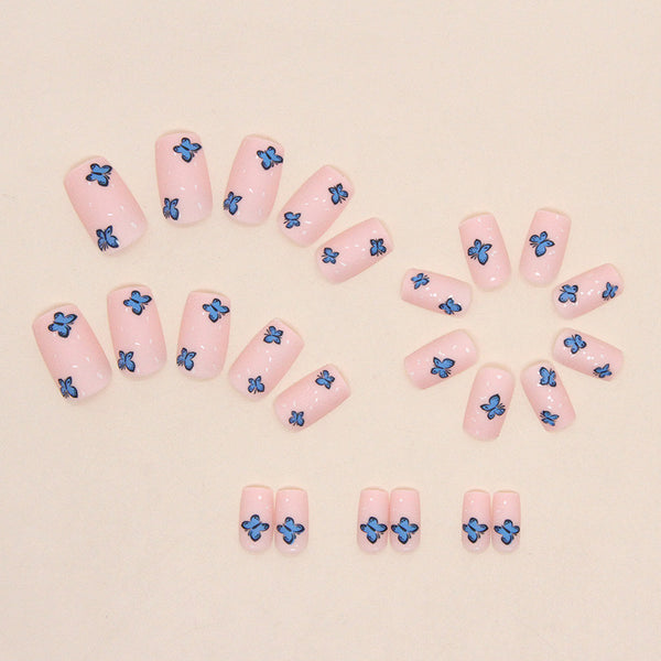 12 Sizes-24 Pcs Press On Nails W786