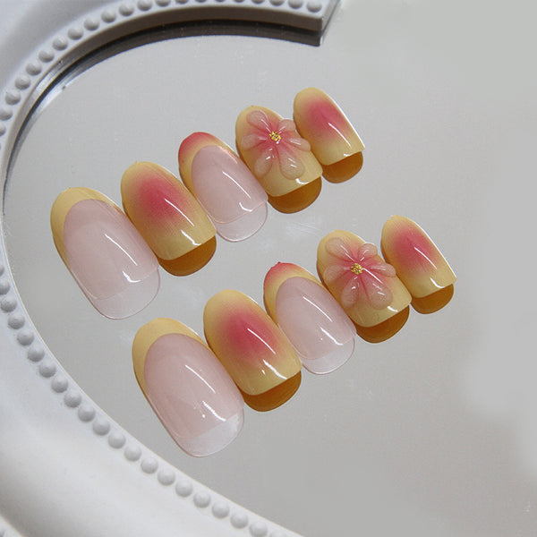 12 Sizes-24 Pcs Press On Nails Z898