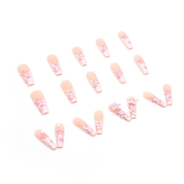 12 Sizes-24 Pcs Press On Nails Z513