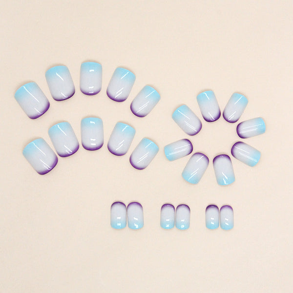 12 Sizes-24 Pcs Press On Nails W1177