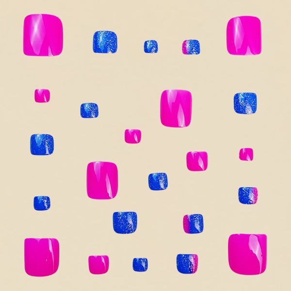 12 Sizes-24 Pcs Press On Nails Y785