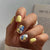 12 Sizes-24 Pcs Press On Nails W1265