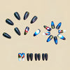 12 Sizes-24 Pcs Press On Nails Y1227